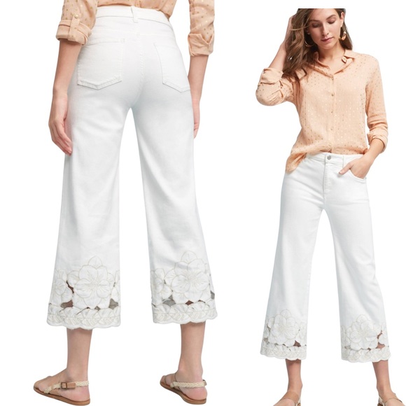 Pilcro and the Letterpress Pilcro Stet Mid-Rise Cutout Cropped Jeans - Picture 3 of 16